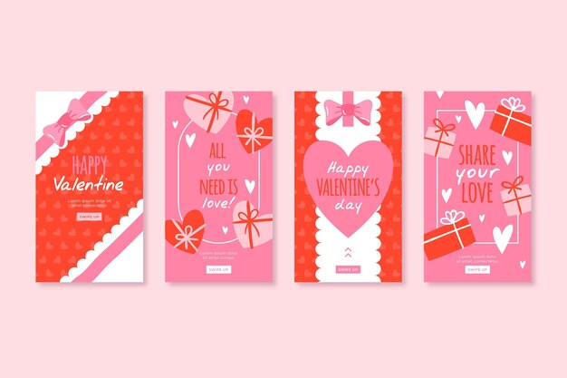valentines day sale instagram stories collection