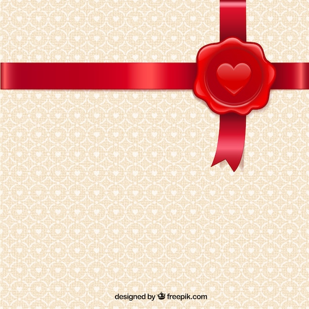 Free vector valentines day stamp