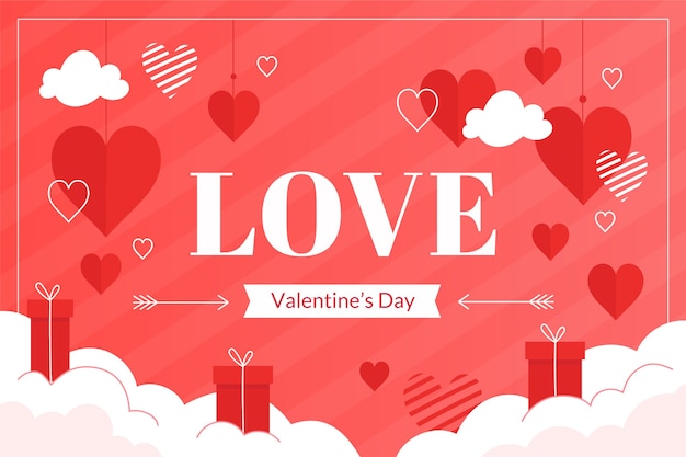 Free vector valentines day theme for background