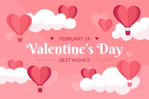 Free vector valentines day theme for wallpaper