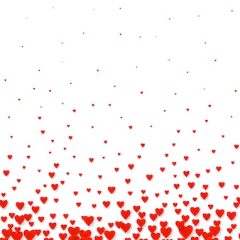 Тележка сердца валентинок. символ любви, изолированные на белом. векторная иллюстрация искусства