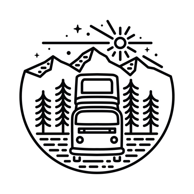 Download Free Camping Banner With Van Mountain And Tree Free Vector Use our free logo maker to create a logo and build your brand. Put your logo on business cards, promotional products, or your website for brand visibility.