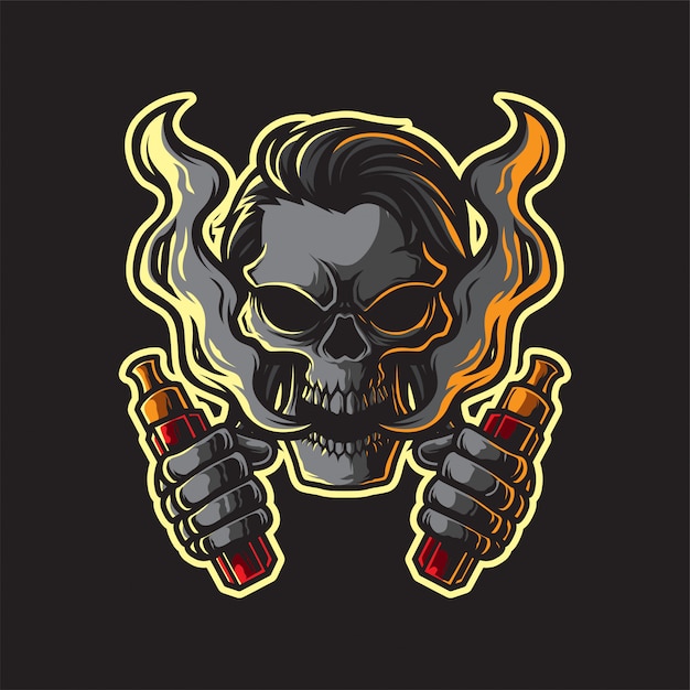 Download Free Vape Gank Logo Design Premium Vector Use our free logo maker to create a logo and build your brand. Put your logo on business cards, promotional products, or your website for brand visibility.