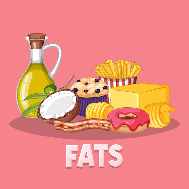 Free vector varieties of fat food collection