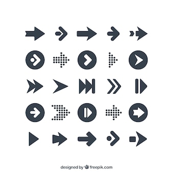 Variety of arrows icons