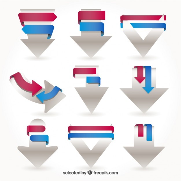 Free Vector variety of arrows