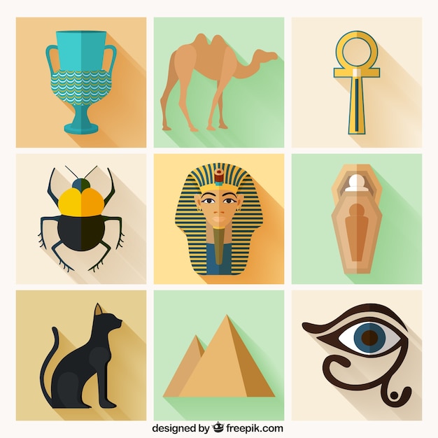 エジプト文化要素のバラエティ