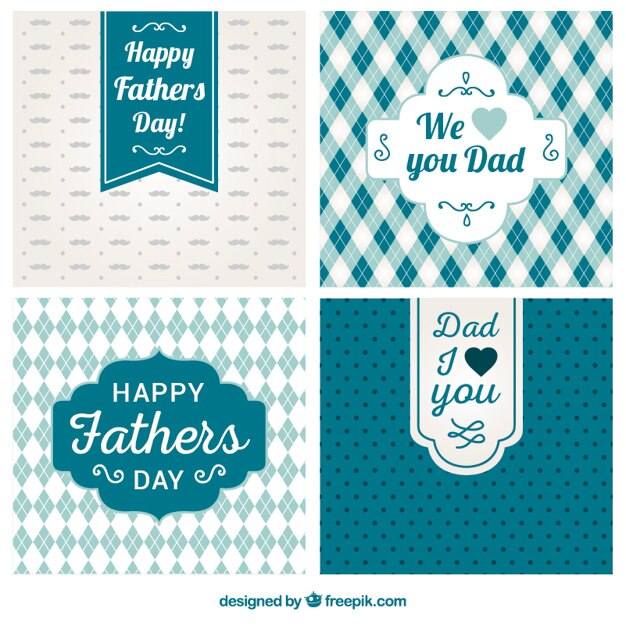 variety of fathers day cards