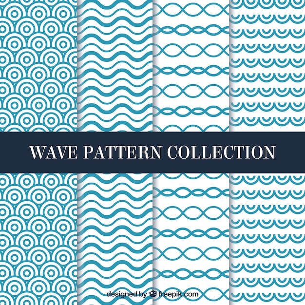 Variety of flat wave patterns