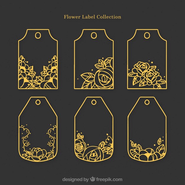 Variety of great floral tags