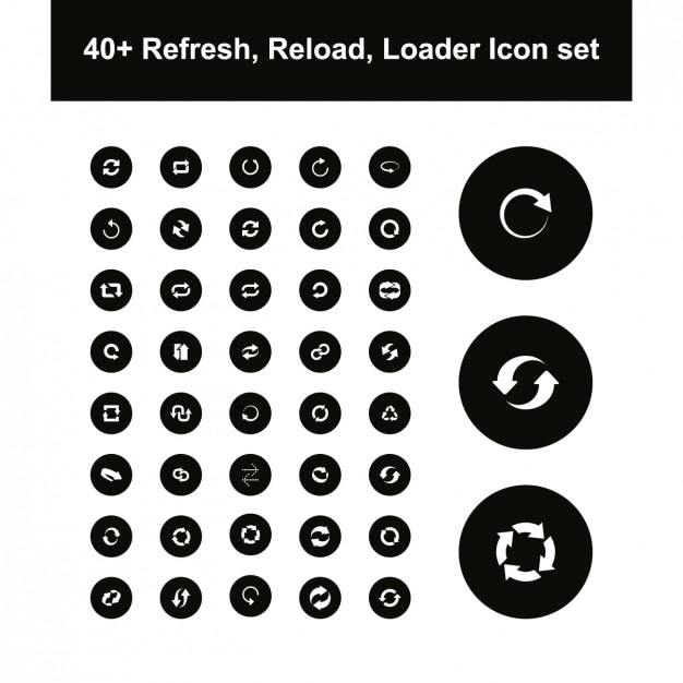 Variety of loader icons