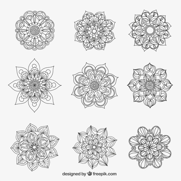 Variety of mandalas