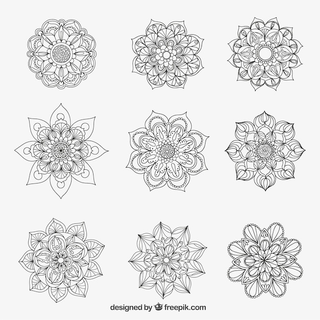 Variety of mandalas