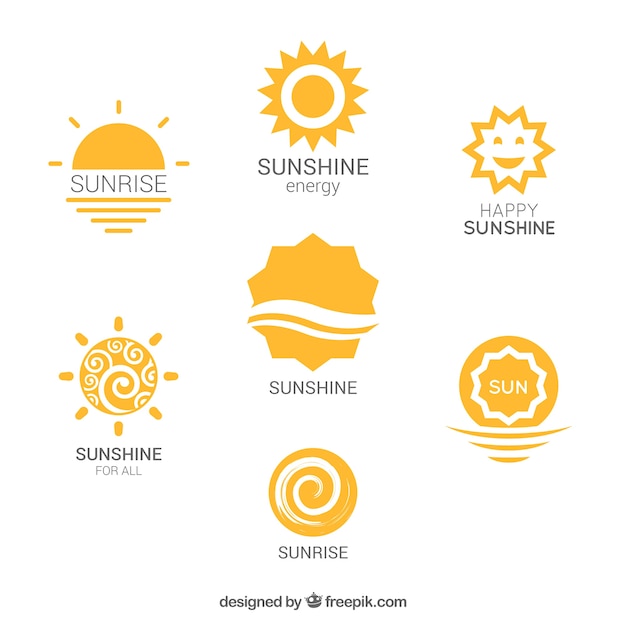 Download Vector Sunrise Logo PSD - Free PSD Mockup Templates