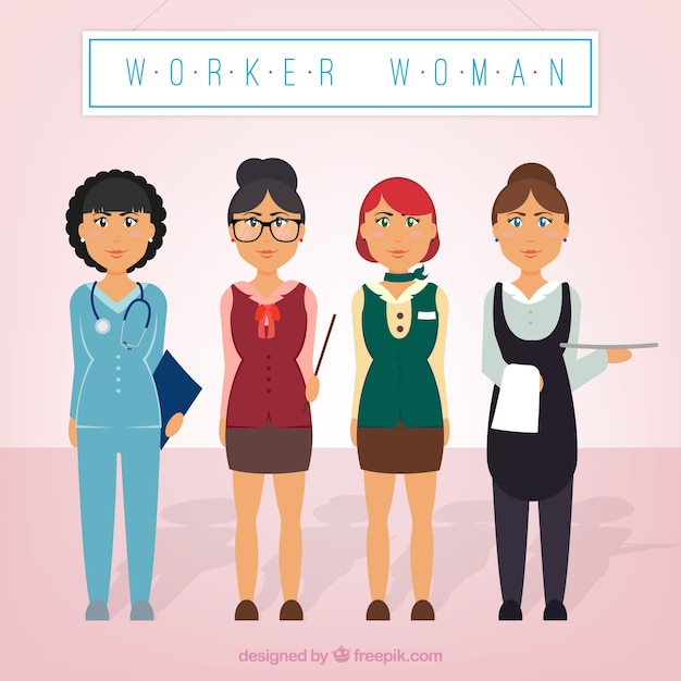 Разнообразие рабочих женщин