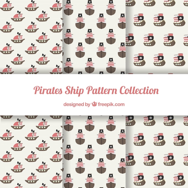 Various patterns of pirate elements