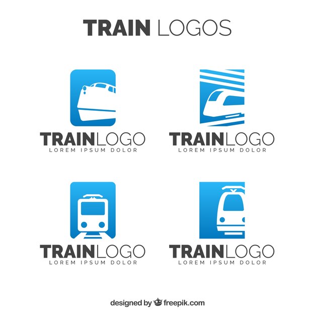 Различные логотипы поездов