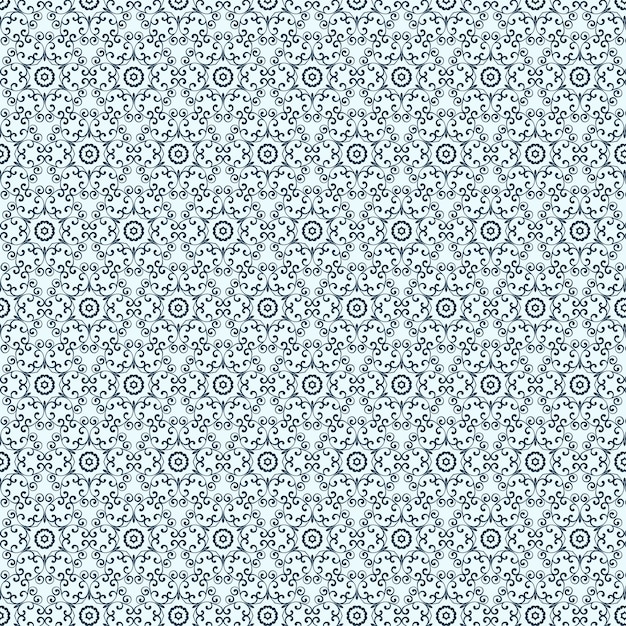 Free vector vecnor vintage seamless pattern, wallpaper with curve.