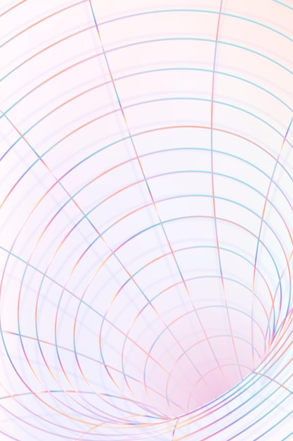 Free vector vector 3d mystery vortex pastel pink