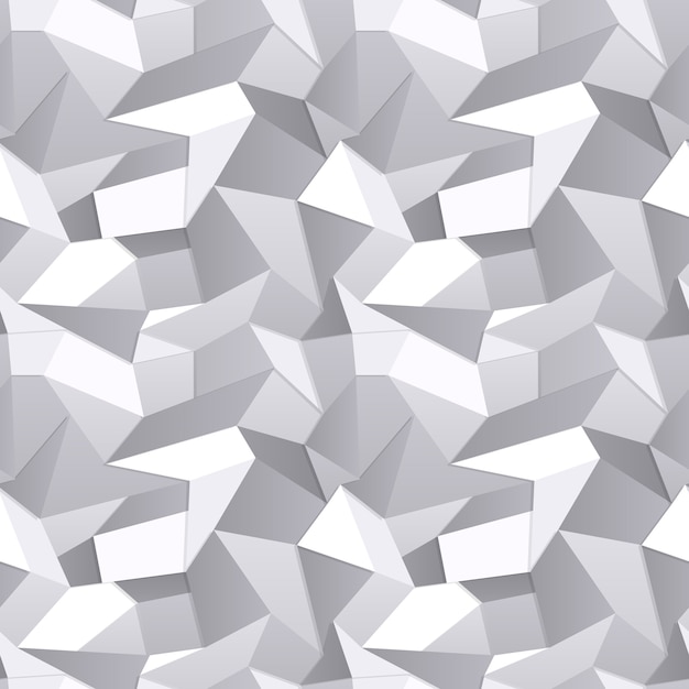 Free vector vector 3d seamless crumpled paper abstract background