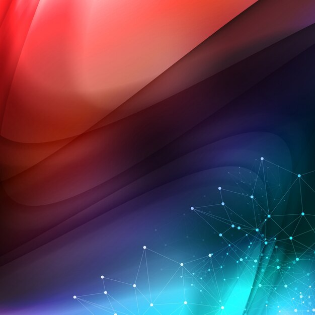 Vector abstract background design wavy.