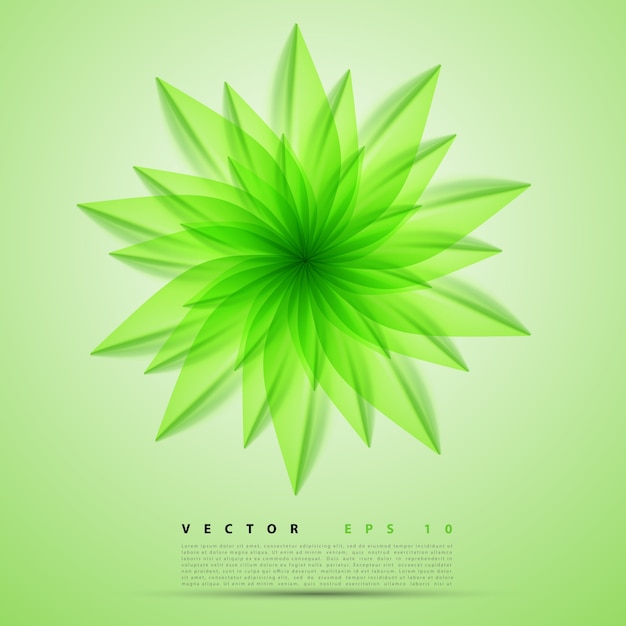 Vector abstract background flower.