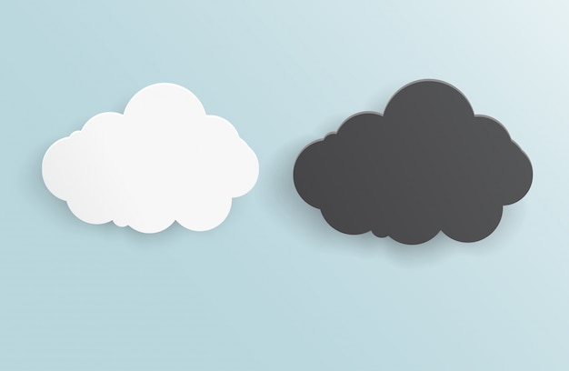 Free vector vector abstract background thunderstorm cloud.