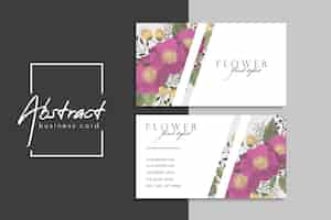 Free vector vector abstract creative business cards (back and front set template)