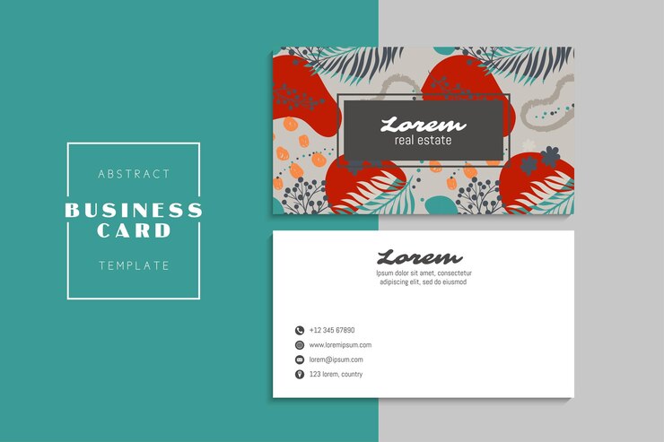 Free Vector vector abstract creative business cards (back and front set template)