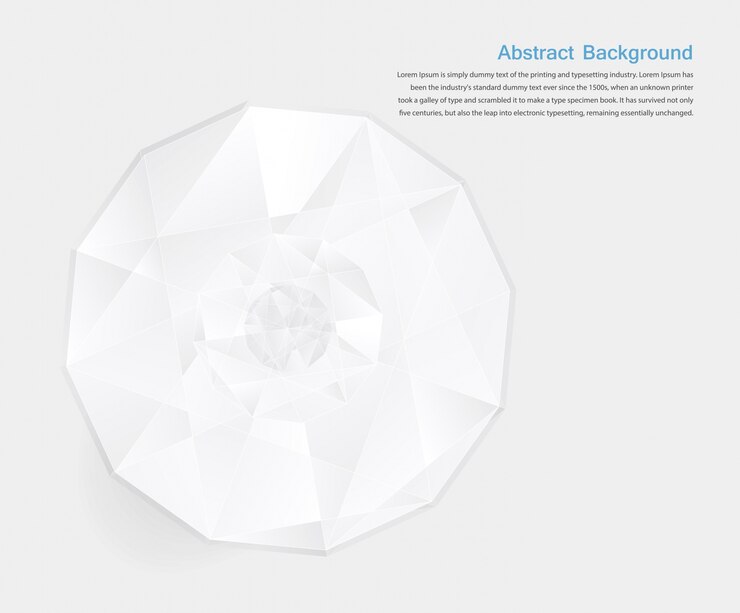 Free Vector vector abstract gem and blue ice