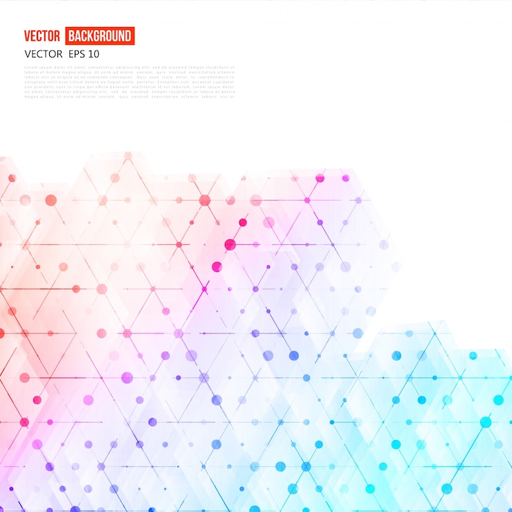 Free Vector vector abstract geometric shape from gray cubes.
