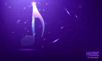 Free vector vector abstract musical background vector illustration