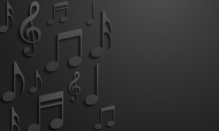 Vector abstract musical background Vector Illustration