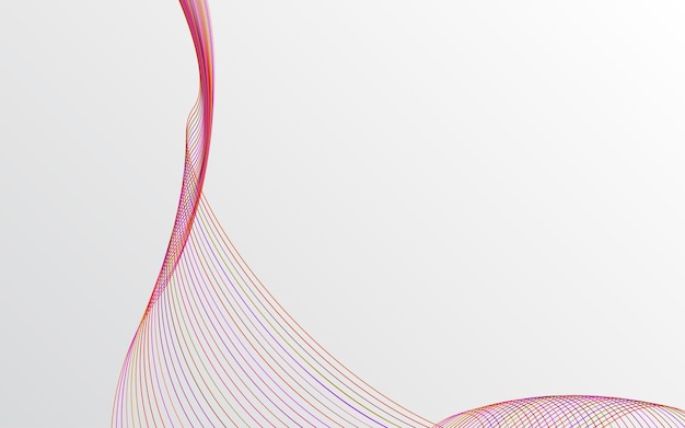 Бесплатное векторное изображение Вектор абстрактный фон волны красные волны фон