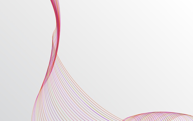 無料Vector 抽象的な波のベクトルの背景 赤い波の背景