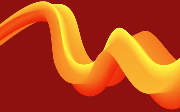 Vector abstract wave design element