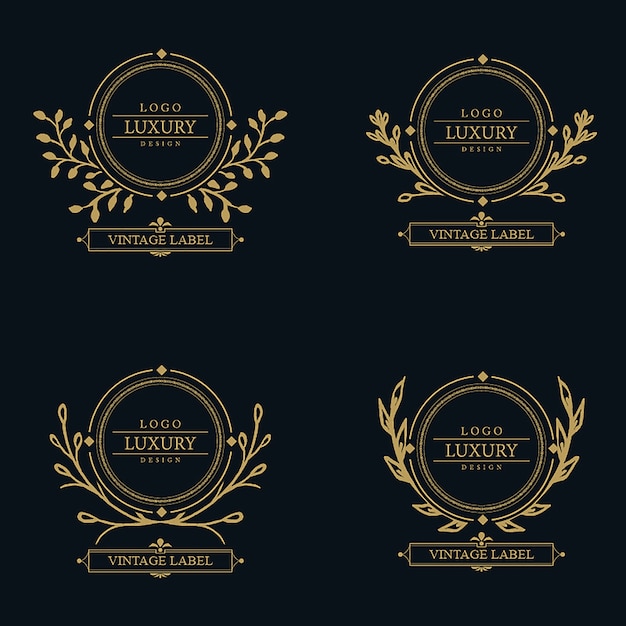 Векторные Amazing Luxury Logo Designs