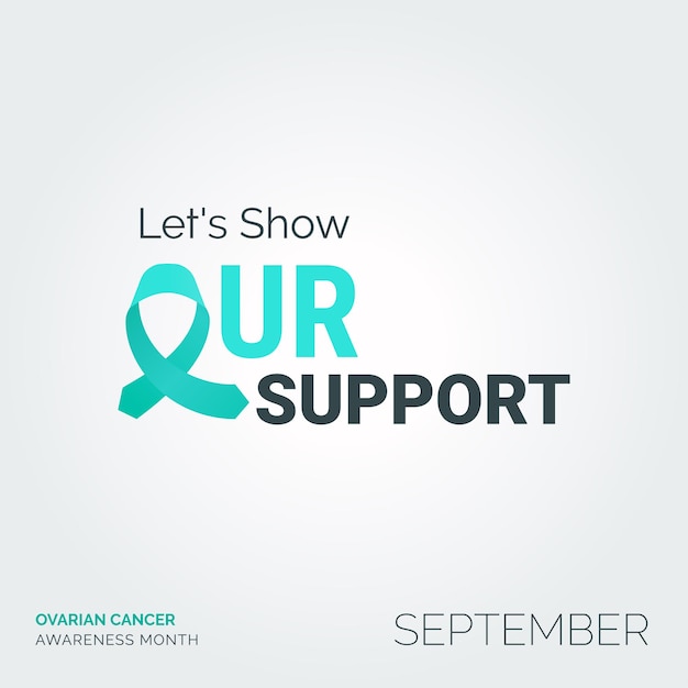 Vector background for change ovarian cancer awareness