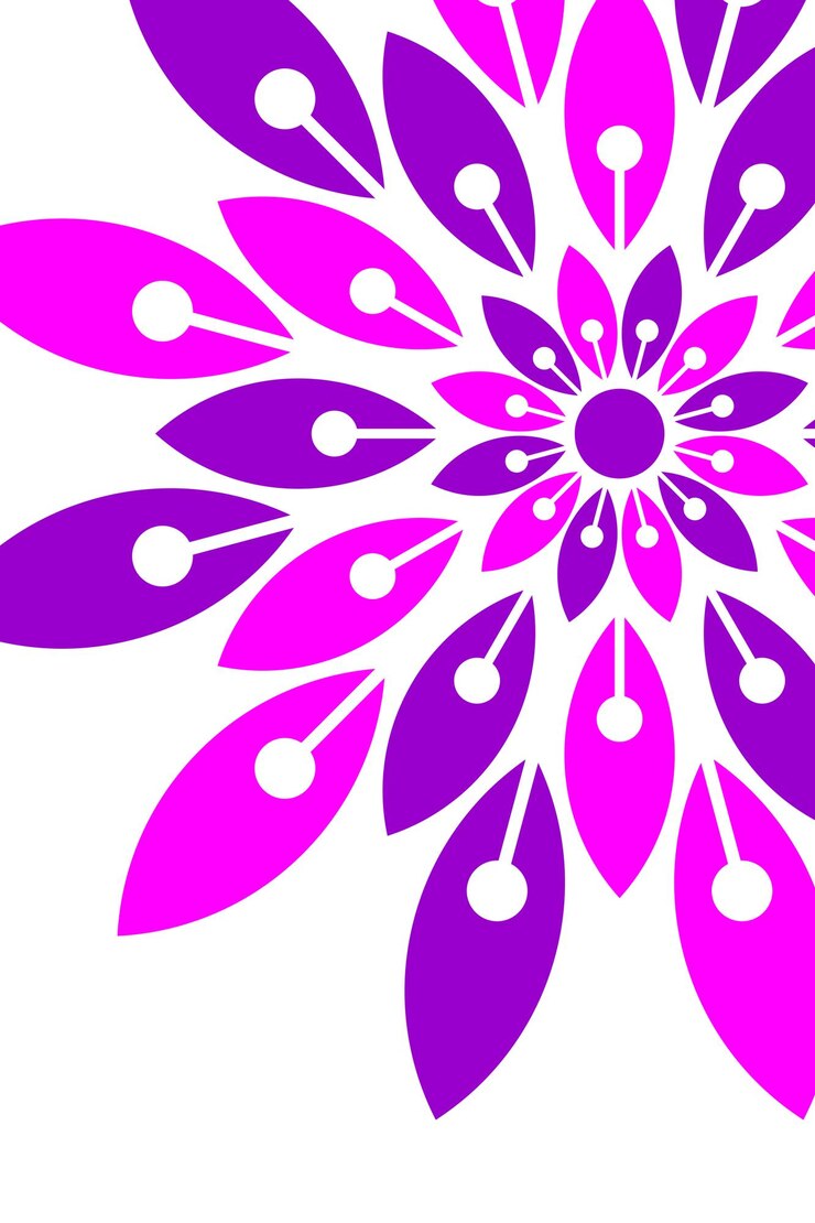 मुफ़्त वेक्टर vector background flower template modern design