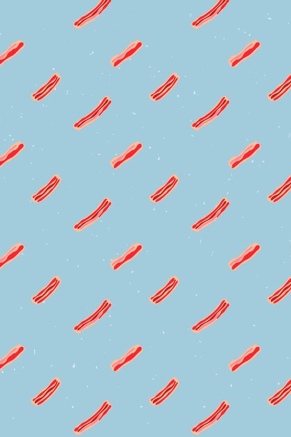 vector bacon seamless pattern background