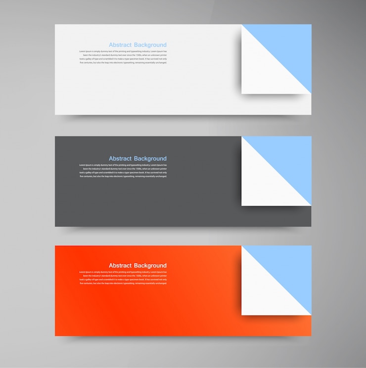 Free Vector vector banner paper 