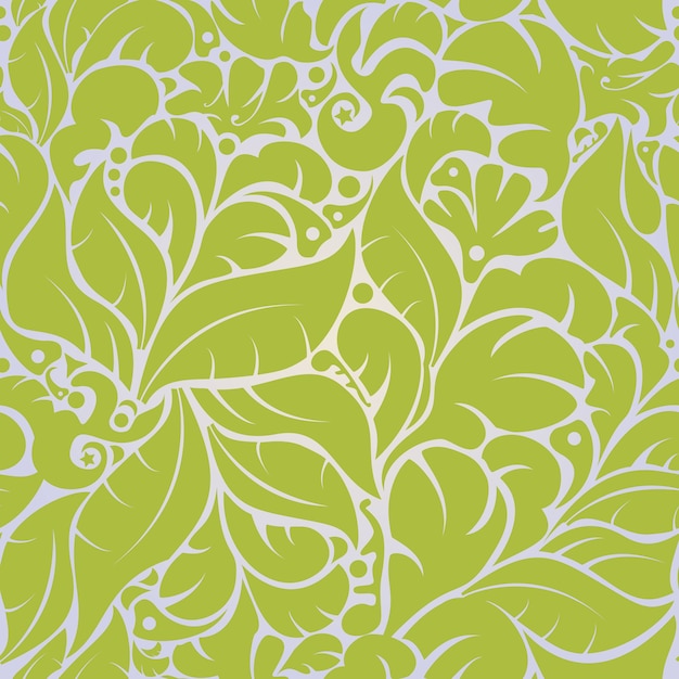 Vector beautiful seamless floral pattern background