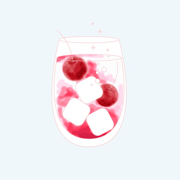 Free vector vector of a beverage