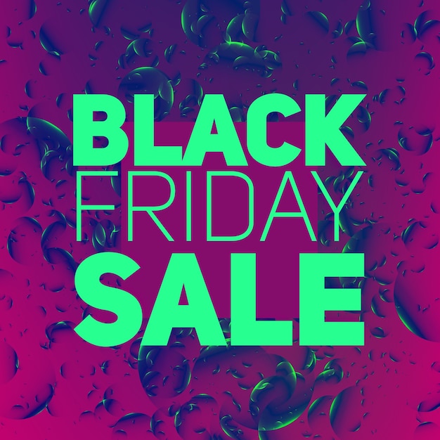 Vector black friday sale abstract