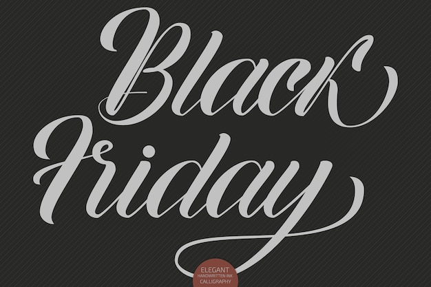 Free vector vector black friday sale lettering