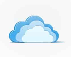 Free vector vector blue clouds element