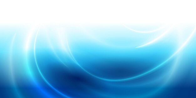 ベクトル青い色の抽象的な波のデザインの背景