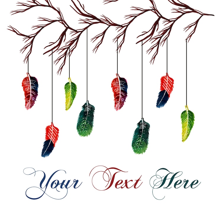 Free Vector vector branches collection