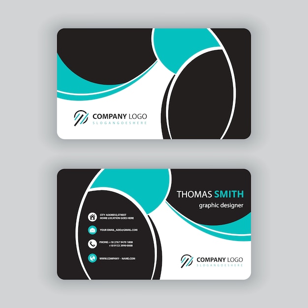 Free vector vector business card