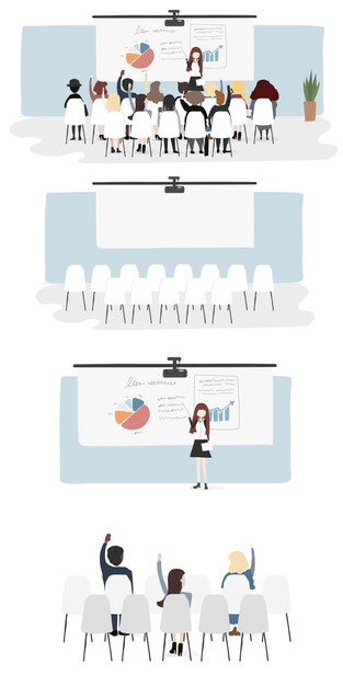 Free Vector vector collection of business people